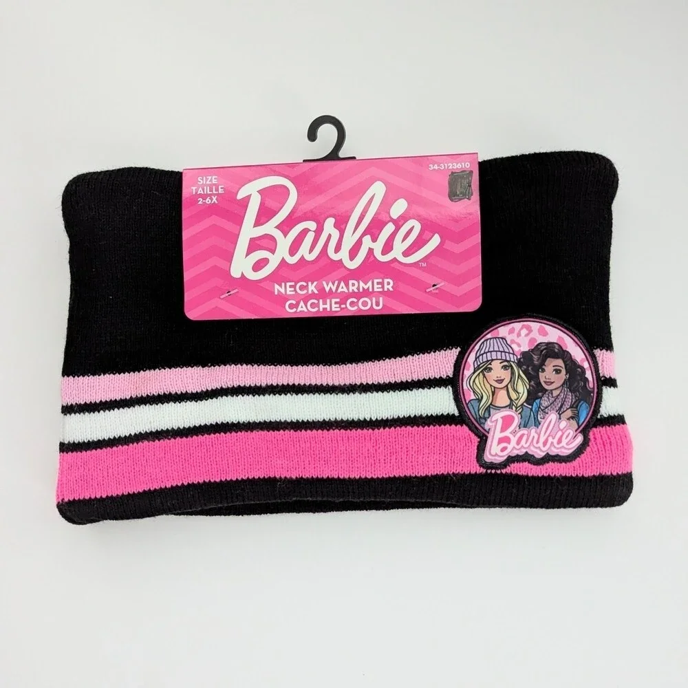 NWT Barbie Kids (Size 2-6X) Sherpa Lined Winter Neck Warmer